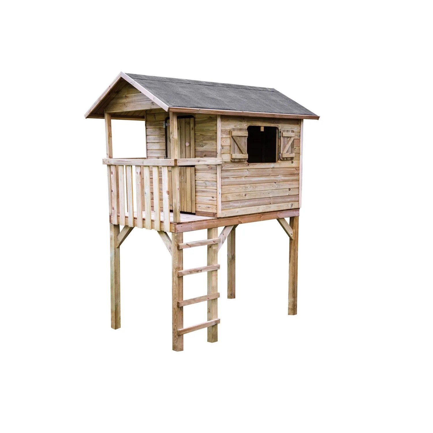 Werth-Holz Domek ogrodowy dla dzieci Filip - 127x212 cm, wys. 295 cm