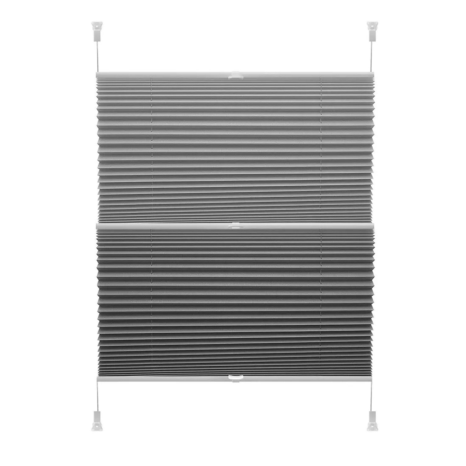 Roleta plisowana DUO Thermo 72,5 x 150 cm  szara