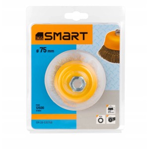 SMART365 Szczotka druciana garnkowa mosiądzowana 75 mm