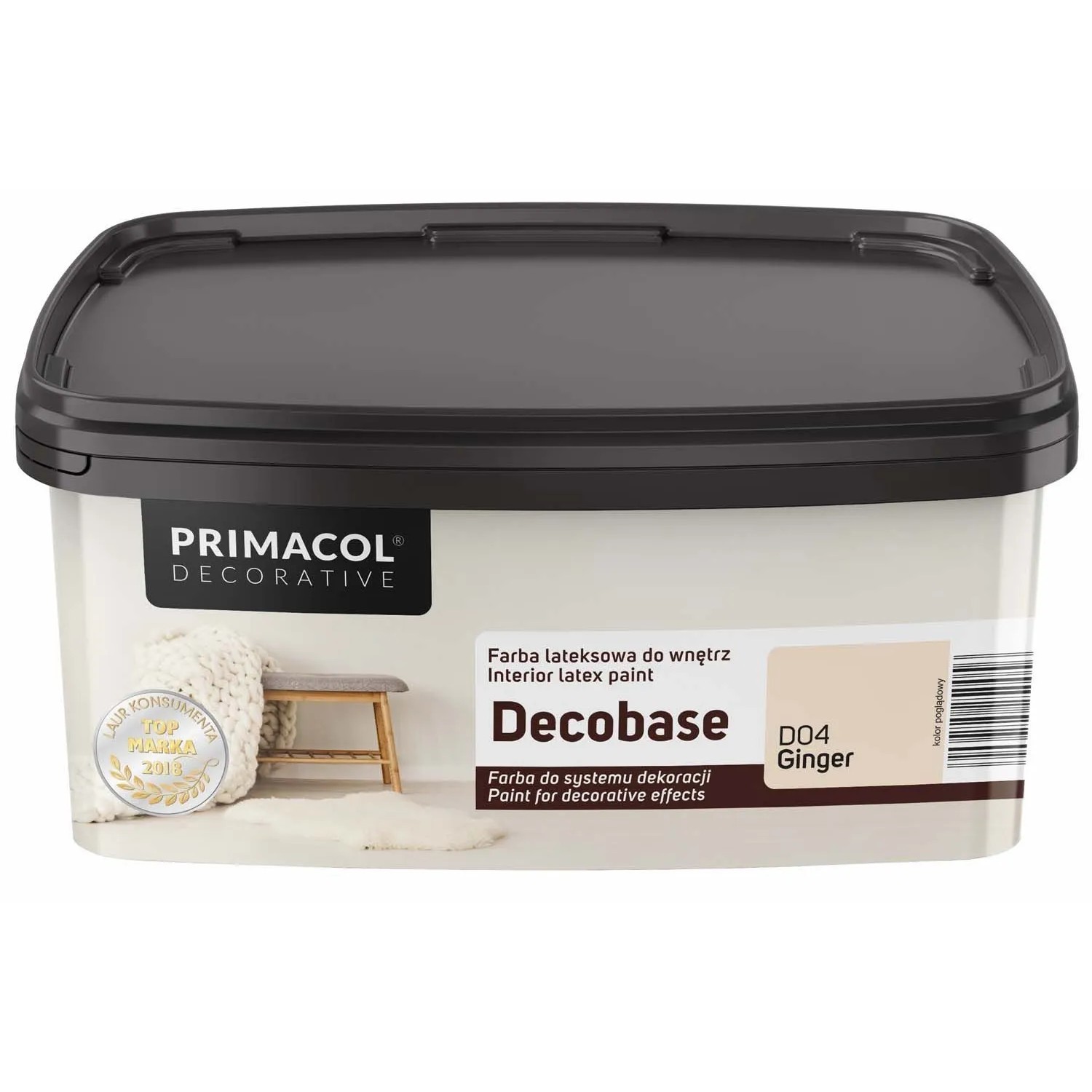 Primacol Emulsja lateksowa Decobase Ginger 1 l