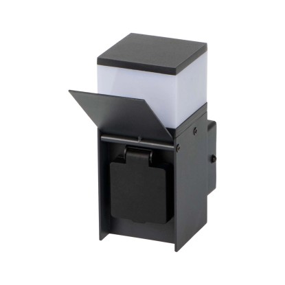 Kanlux Kinkiet ogrodowy DASTEN 1x11W G9 z gn. francuskim czarny