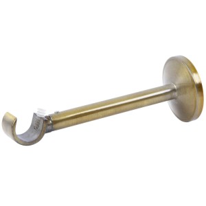 Złoty wspornik ścienny do karnisza.