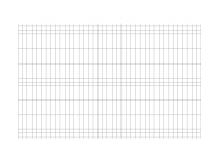 Jarmex Panel ogrodzeniowy 250,5 x 152 cm drut 3,8 mm oczko 6 x 20 cm ocynkowany