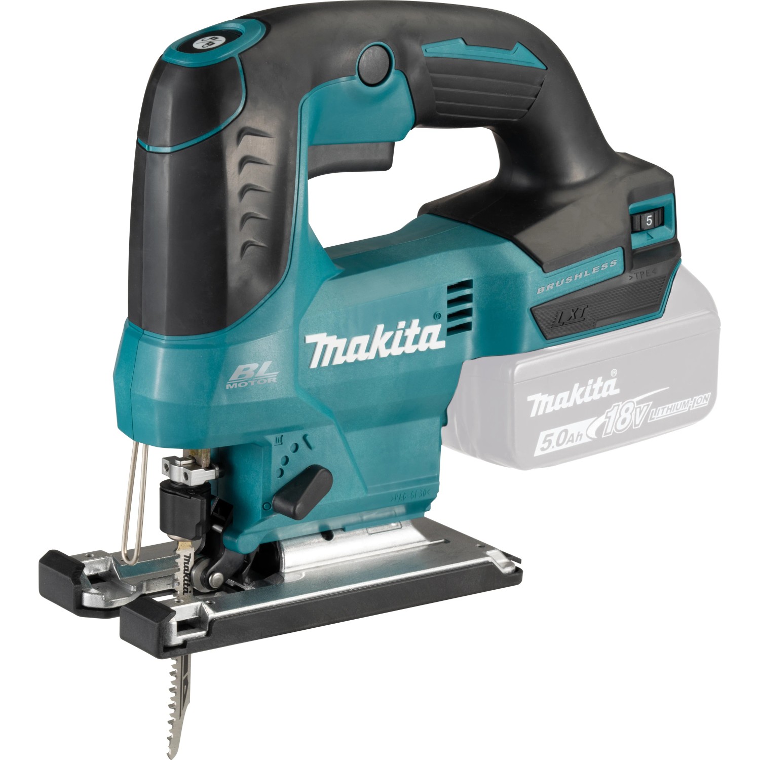 Makita Wyrzynarka akumulatorowa 5-biegowa 18V LXT