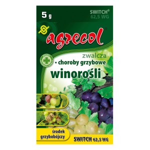 Agrecol środek na choroby grzybowe winorośli, opakowanie 5g.