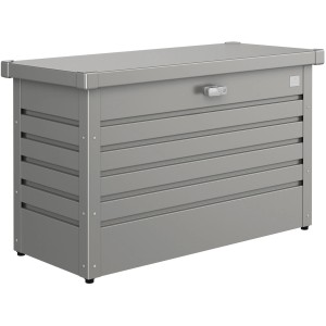 Biohort Freizeitbox 100, kwarcowy szary metalik, uniwersalny pojemnik z blachy stalowej z zamkiem.