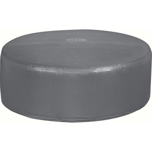 Pokrywa termiczna Bestway LAY-Z-SPA, szara, do okrągłych wanien spa o śr. do 180 cm. Zatrzymuje ciepło i jest wodoodporna.