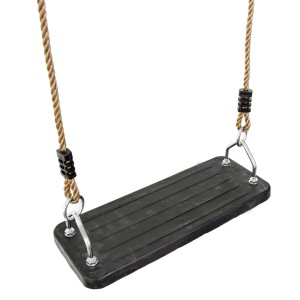 4IQ Gumowe czarne siedzisko 2,5 x 45 x 18 cm