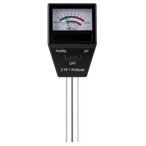 Miernik pH i żyzności gleby do ogrodu i roślin.