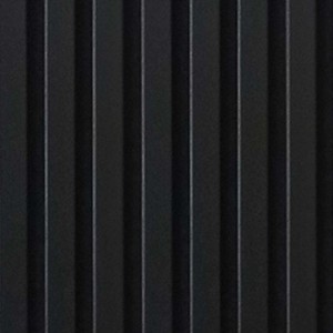 Ciemne panele ścienne t.b.t. z pionowymi liniami do aranżacji wnętrz.