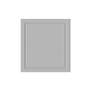 Szary front szafki kuchennej t.b.t. do zabudowy kuchenki.