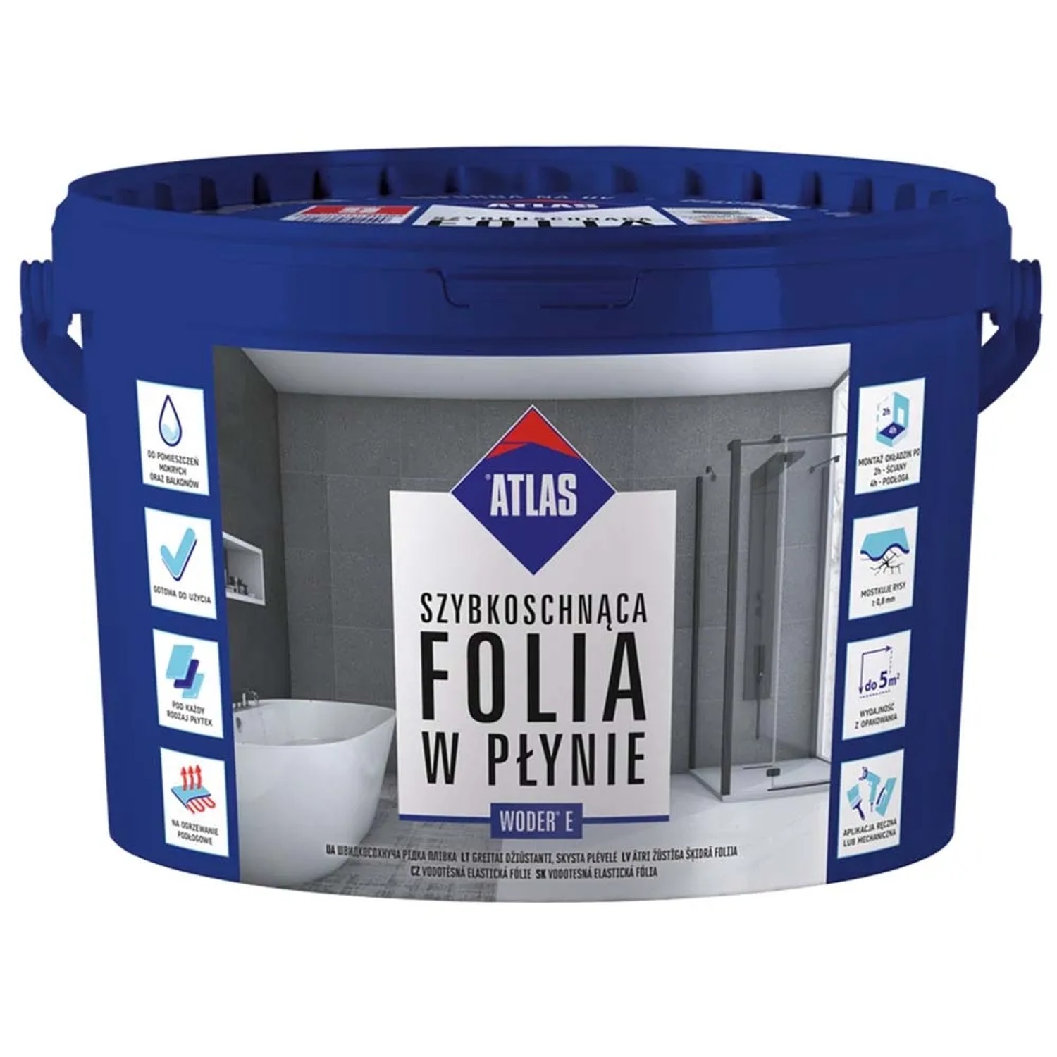 Atlas Szybkoschnąca folia w płynie 5 kg