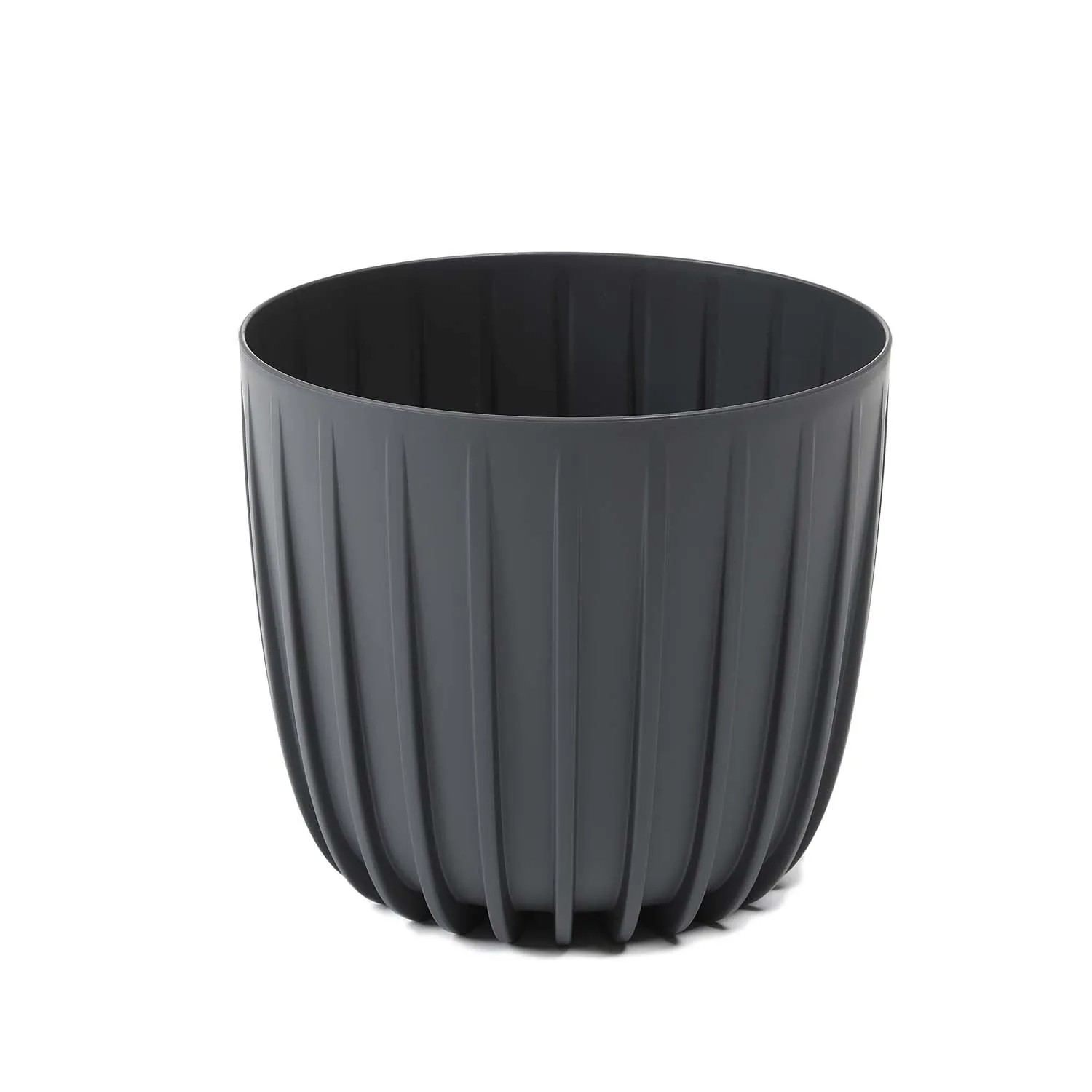 Osłonka Mira niska antracyt recycled - śr. 20 cm
