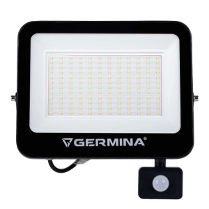 Germina Naświetlacz LED HERA z czujnikiem ruchu 100W 6400K 10000lm IP65 czarny