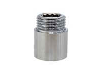 Fluvius Przedłużka GW/GZ chrom 3/4