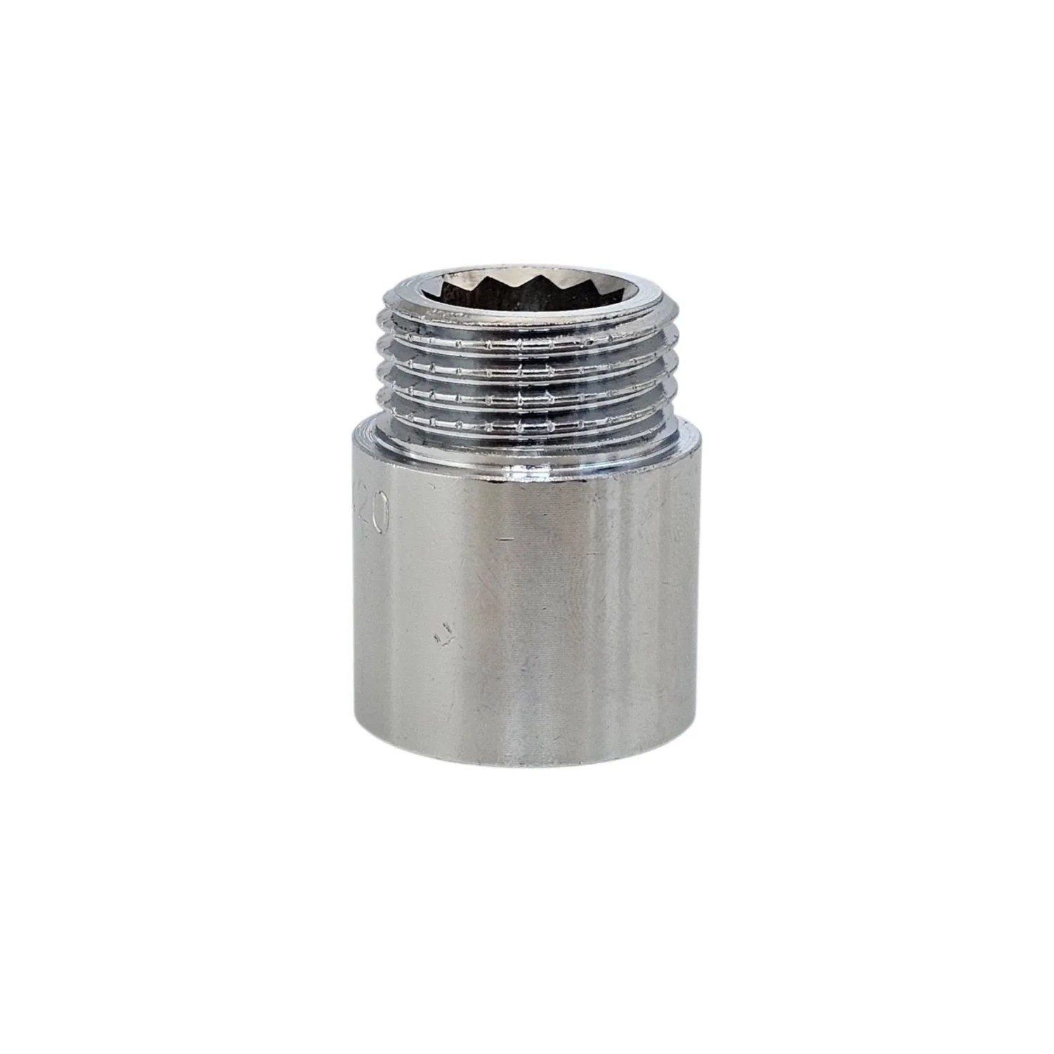 Fluvius Przedłużka GW/GZ chrom 3/4" x 30mm