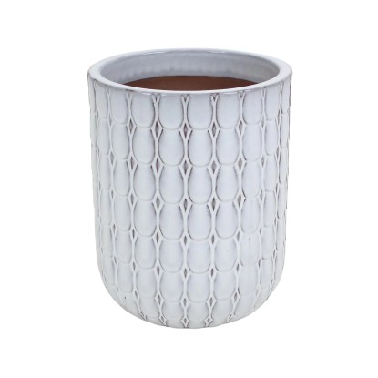 Donica Oris biała - 24,5 x 29 cm