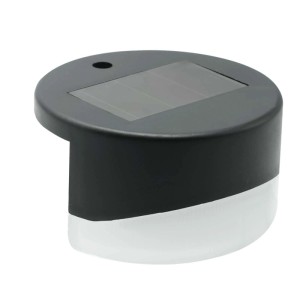 4iQ Kinkiet solarny 1xLED Biały Promyk 0,06W 6500K 2lm IP44 czarna obudowa