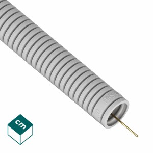 Szary peszel z pilotem, elastyczne prowadzenie kabli.