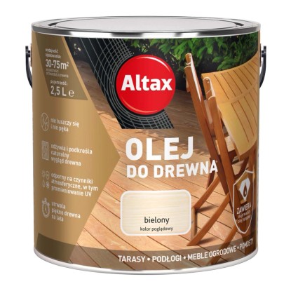 Altax Olej do drewna bielony 2,5 l