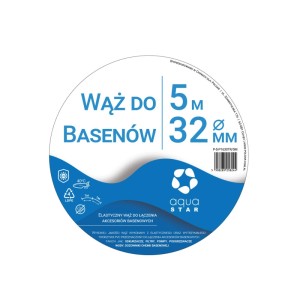 Wąż do filtrów basenowych transparentny - 5 m
