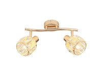 Candellux Kinkiet DUBAI 2xE14 40W różowe złoto