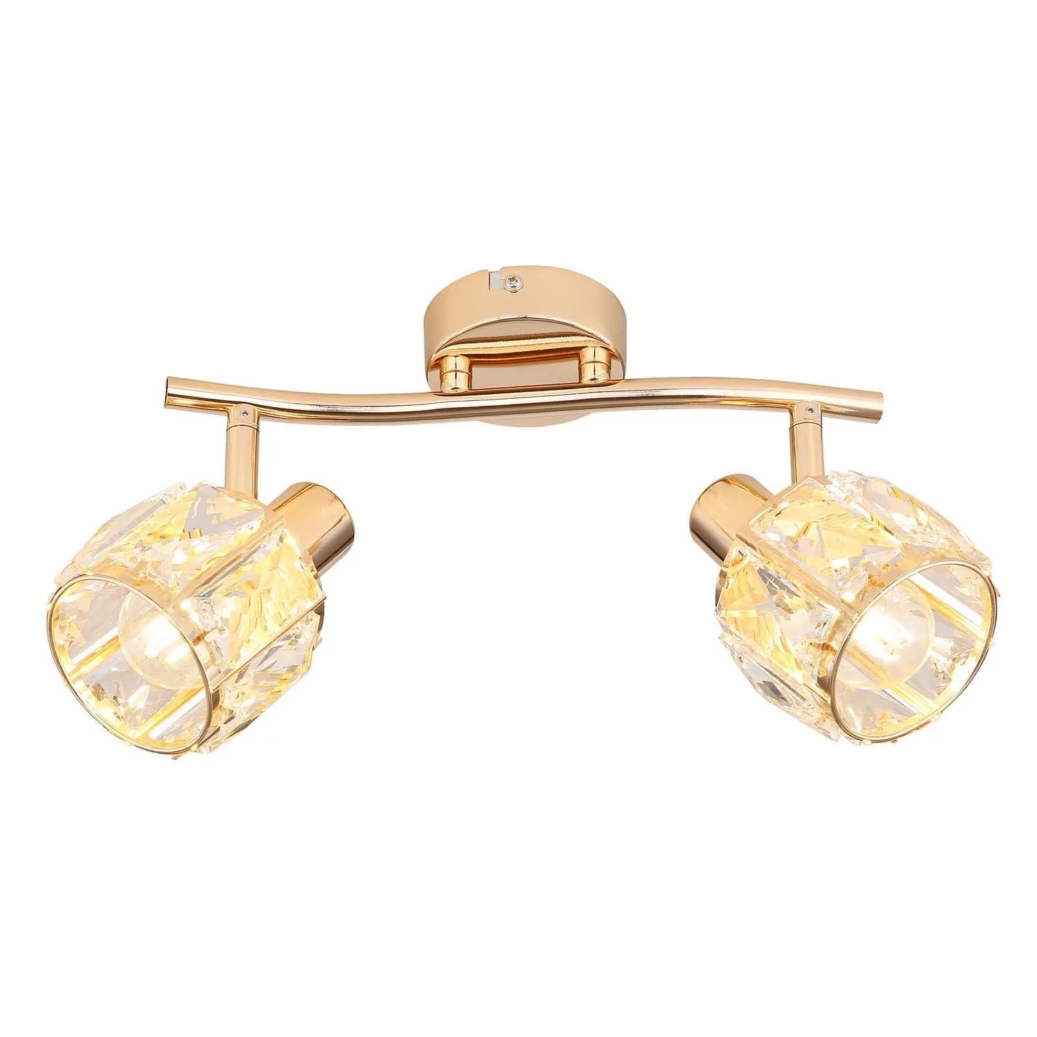 Candellux Kinkiet DUBAI 2xE14 40W różowe złoto
