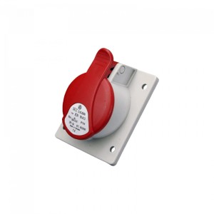 t.b.t. Gniazdo techniczne z czerwoną klapką.