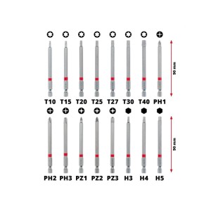 Einhell Zestaw bitów M-CASE 90 mm - 16 szt.