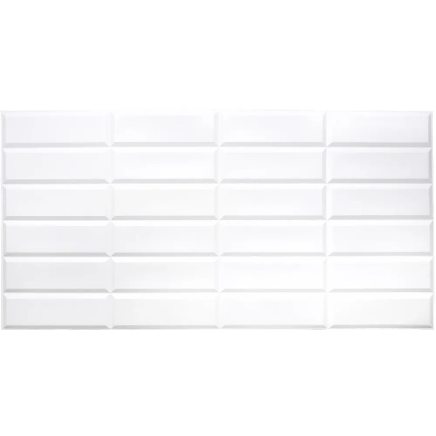 Polami Kafel dekoracyjny PVC White stitch 48x96 cm