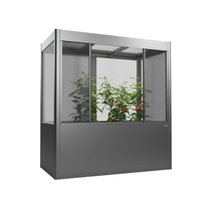 Biohort Szklarnia Florentina Maxi 2 m x 1 m Kwarcowo-szary metalik