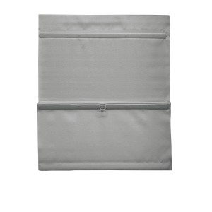 Szara roleta rzymska Gardinia Easyfix, 50x140 cm, regulowana magnetycznie.