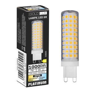 Goldlux Żarówka LED PLATINUM G9 7W 4000K 1000lm