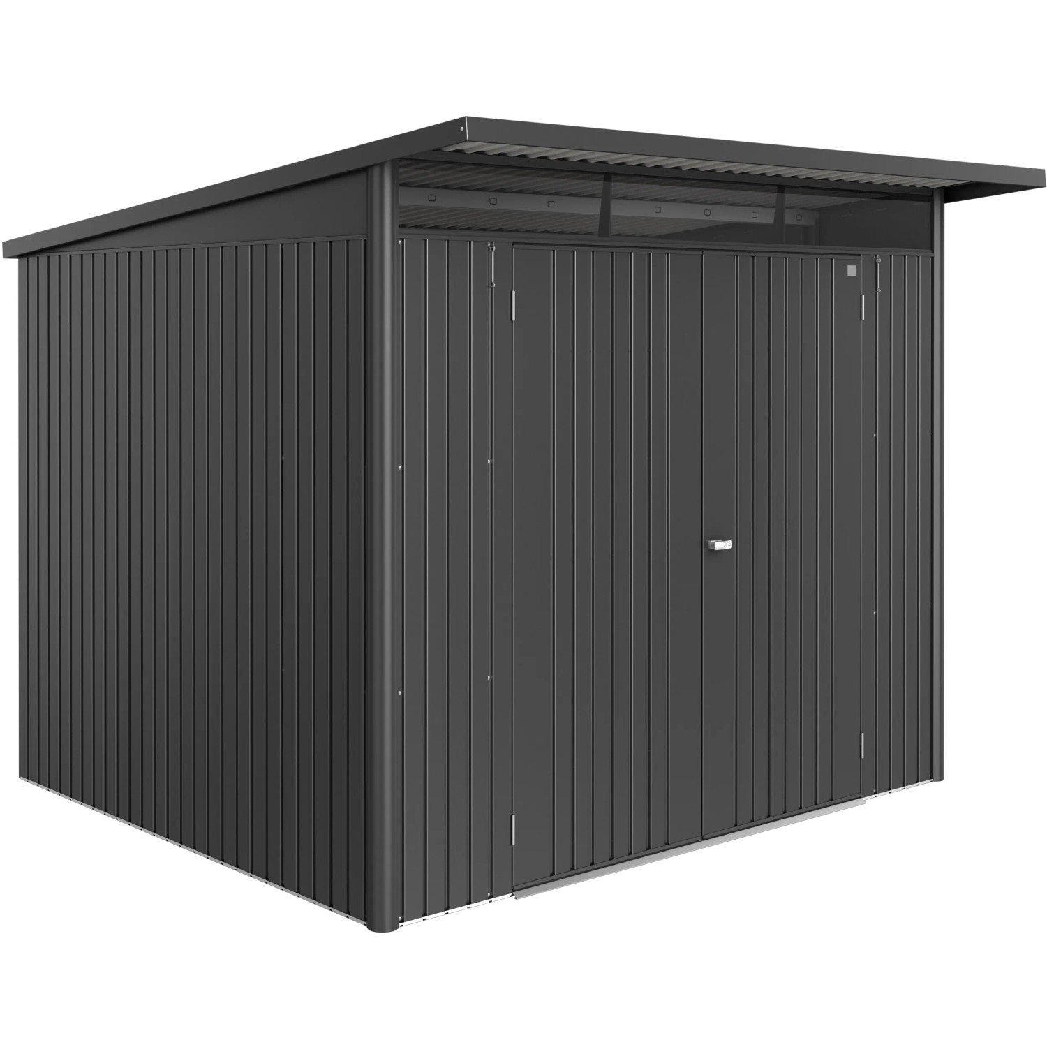 Biohort Domek ogrodowy AvantGarde ECO A6 ciemnoszary metalik - 260 x 260 cm