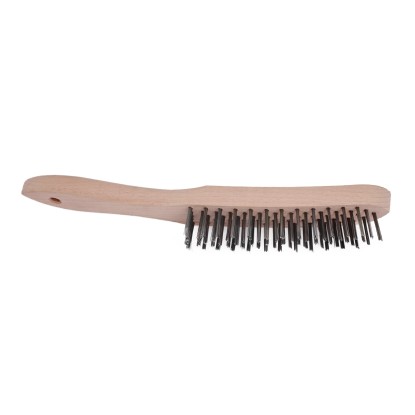 LUX-TOOLS Szczotka druciana 2-rzędowa