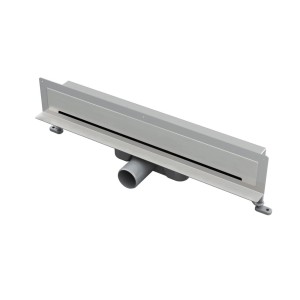 Odpływ ścienny t.b.t. do prysznica, stal nierdzewna, drenaż liniowy.