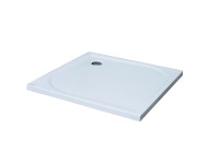 Centrum Brodzik kwadratowy Orfeusz biały 80 cm x 80 cm x 4 cm