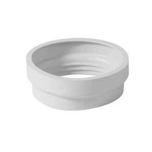 Biała uszczelka gumowa t.b.t. do zastosowań hydraulicznych.