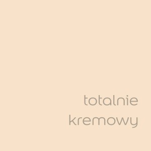 Próbka koloru farby do ścian t.b.t. w kolorze kremowej bieli.