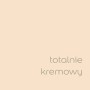 Próbka koloru farby do ścian t.b.t. w kolorze kremowej bieli.