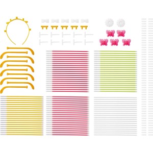 Zestaw imprezowy GLOW STICKS świecące pałeczki 238 el.