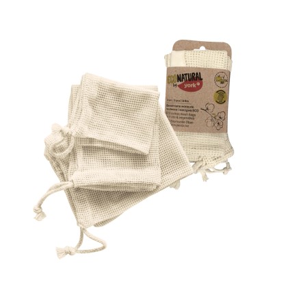 Woreczki na zakupy ECO bawełniane 3 szt.