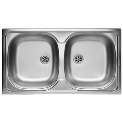 Pyramis Zlewozmywak E78 semi 2-kom. len 78x43,5 cm