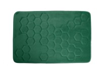 Hyggli Dywanik łazienkowy 90x60 cm ciemnozielony