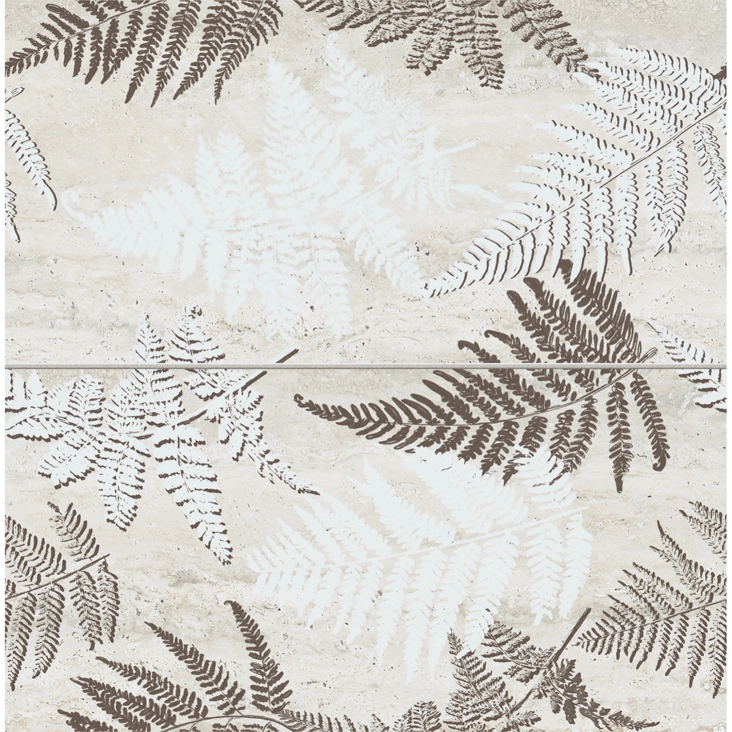 Dekor Terrane leaves 2-elem 61,8 x 60,8 cm