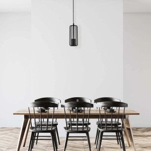 Light Prestige Lampa wisząca SINTRA 1xGU10 max. 8W LED czarna