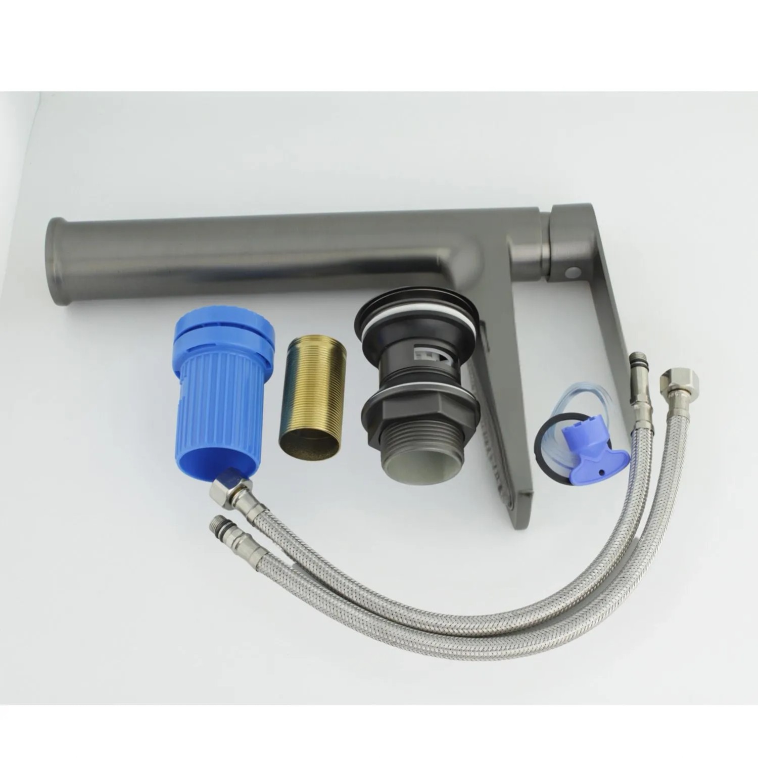 Liveno Bateria umywalkowa wysoka Kappa gun grey_2