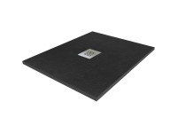 Centrum Brodzik kwadratowy Sorento czarny 90 cm x 90 cm x 2,6 cm