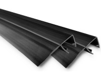 Uszczelka piórkowa czarna do szyb 7-8 mm 200 cm 90 st. 2 szt