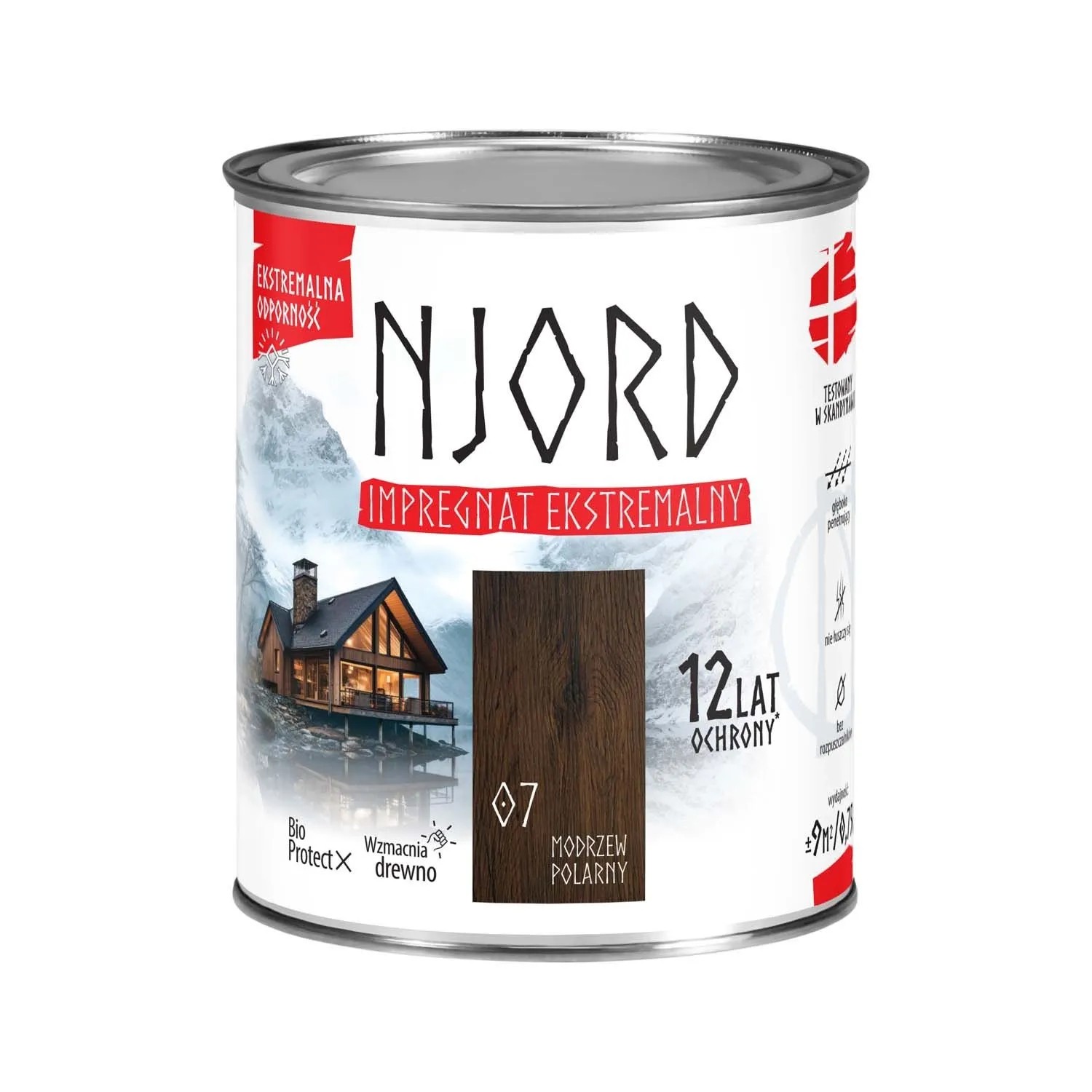 Impregnat Njord ekstremalny modrzew polarny 0,75l